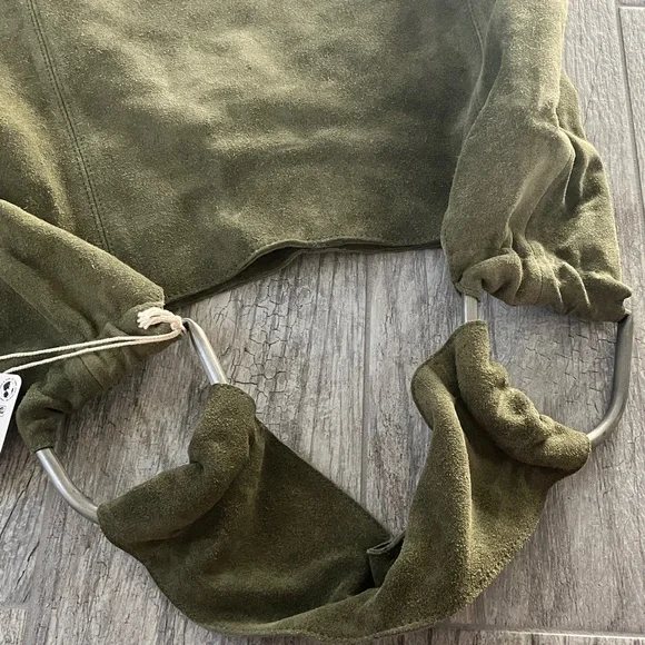 Free People Olive Suede Bag - Picture 4 of 9